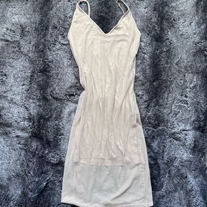 ✨BUNDLE&SAVE✨Forever 21 Nude stretchy midi bodycon dress size xs